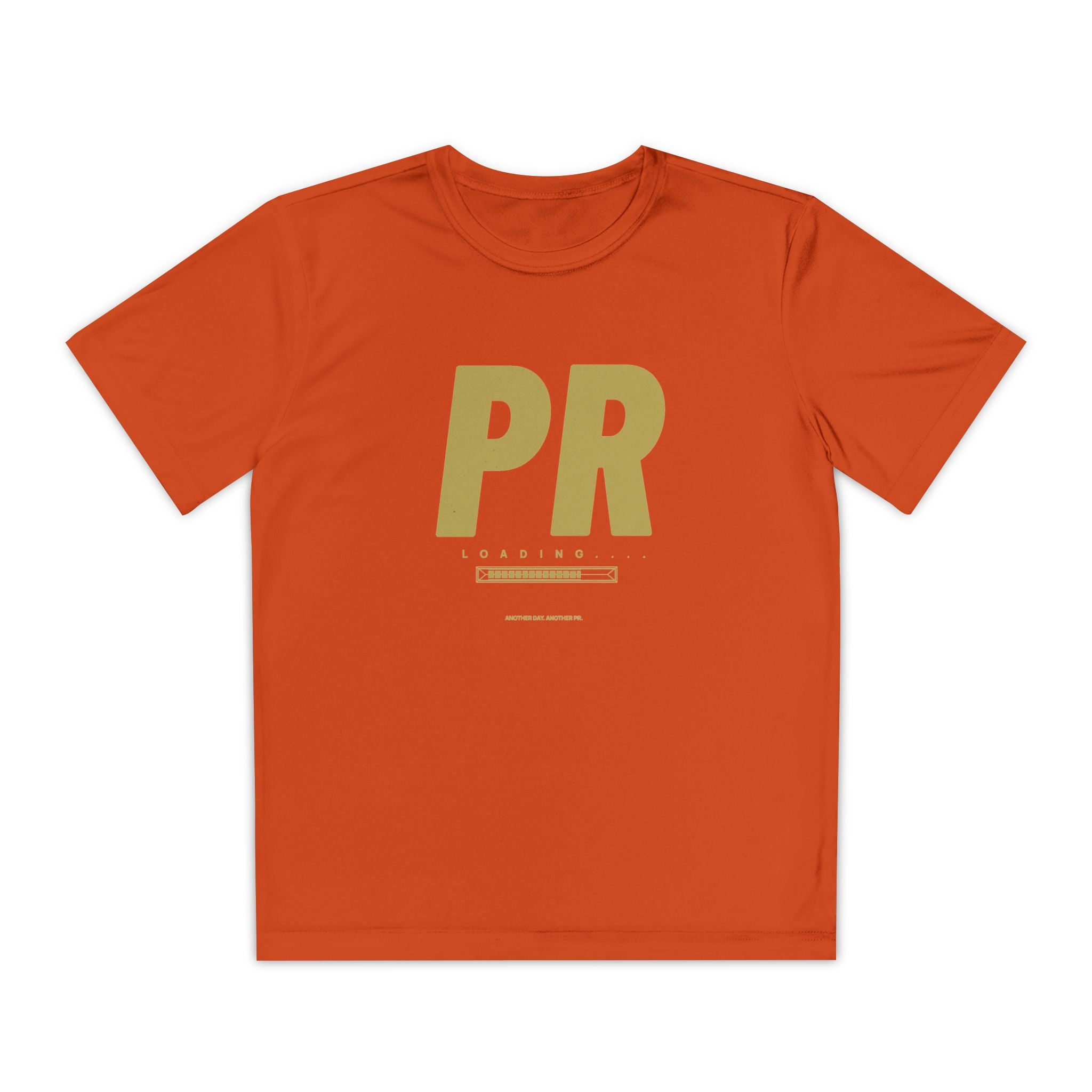 Gold PR Loading Youth Performance Shirt — Athletic Training Shirt