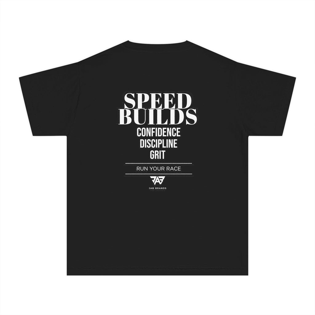 "Speed Builds: Confidence, Discipline, Grit" Youth T Shirt (Youth)