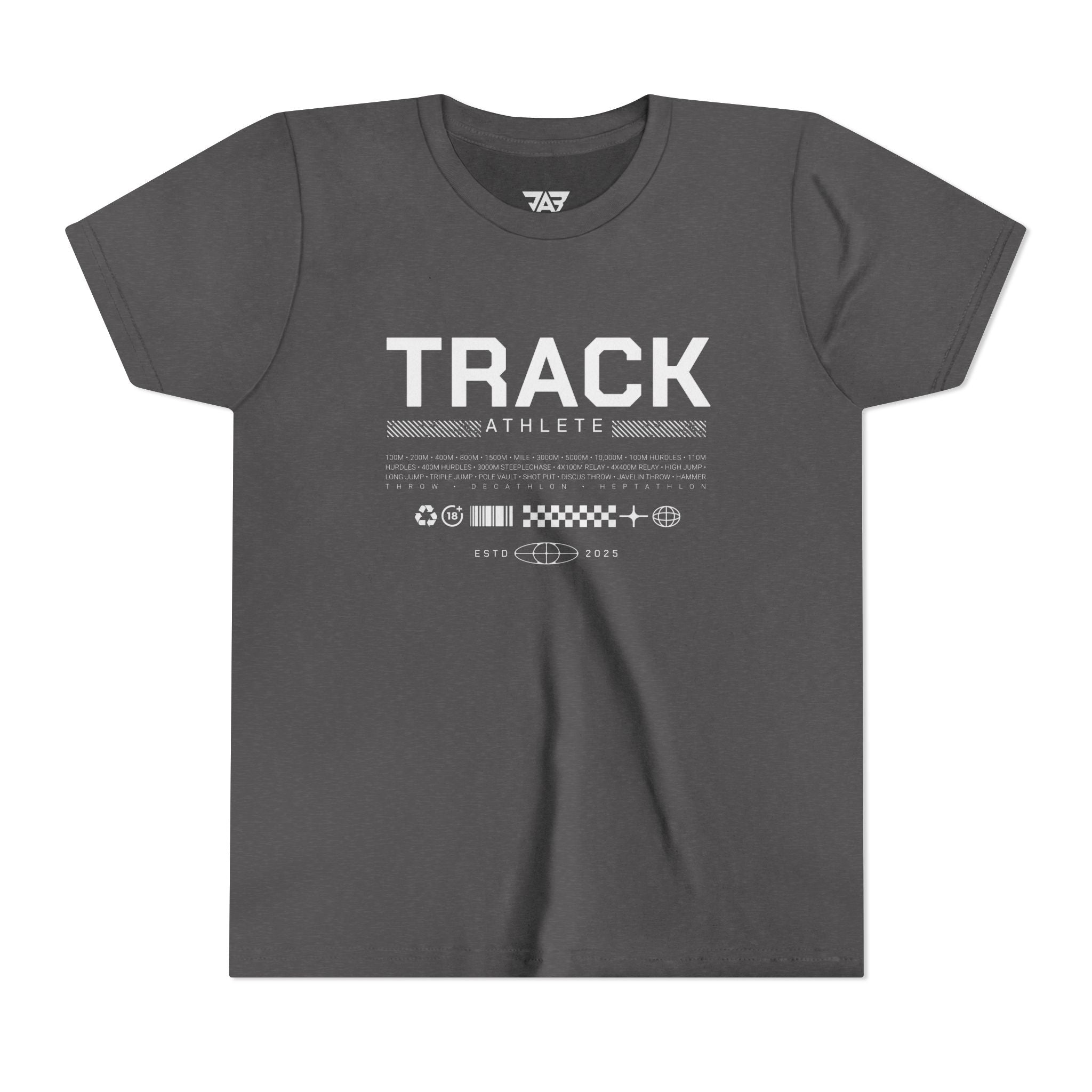 Track and Field Athlete Youth T Shirt