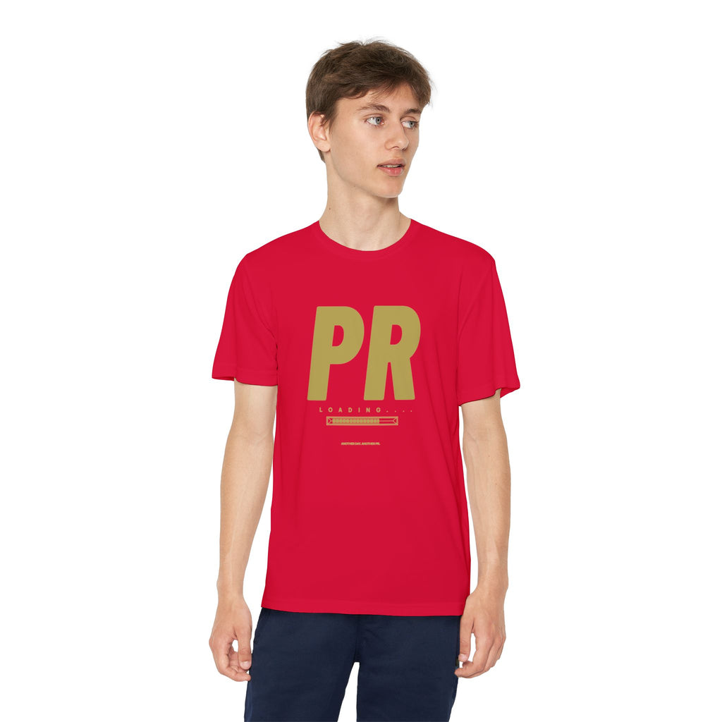 Gold PR Loading Youth Performance Shirt — Athletic Training Shirt