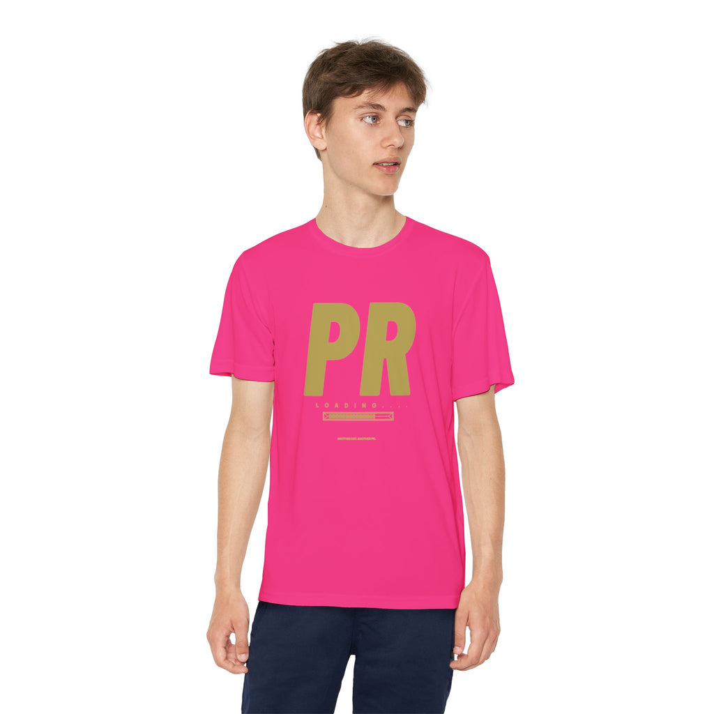 Gold PR Loading Youth Performance Shirt — Athletic Training Shirt