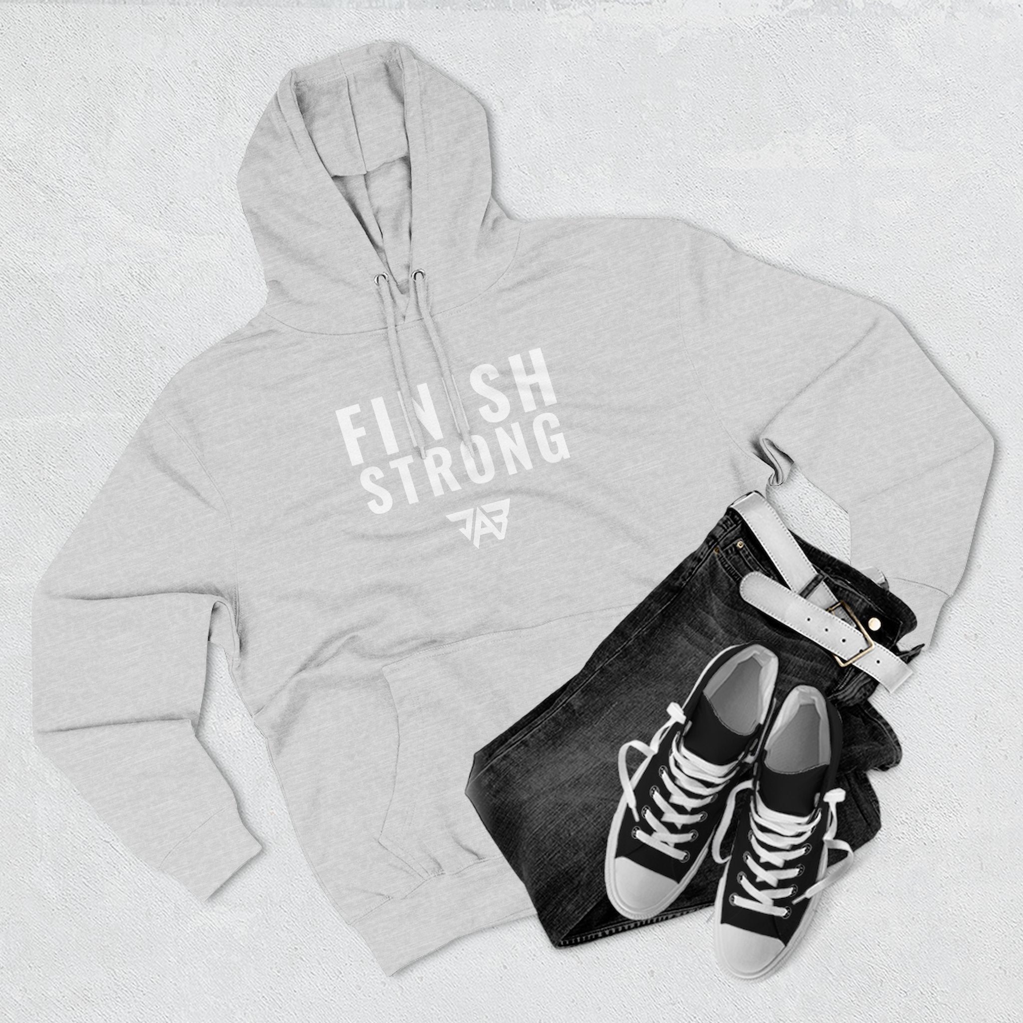 Adult Finish Strong Sweatshirt Hoodie (Adult)