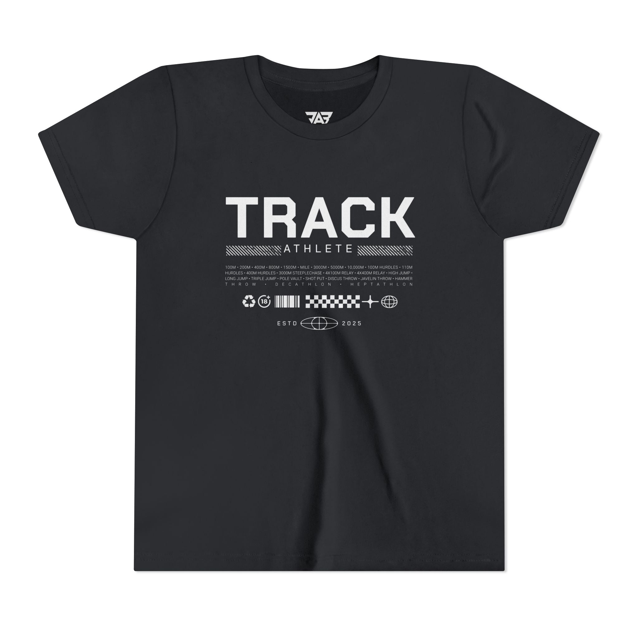 Track and Field Athlete Youth T Shirt