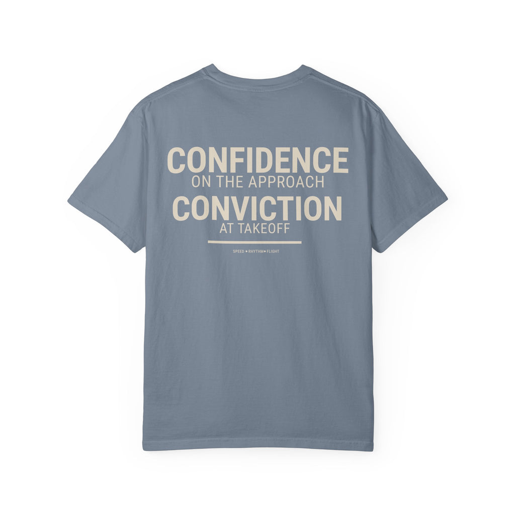 Jumps Dept. Confidence & Conviction T-Shirt (Adult)