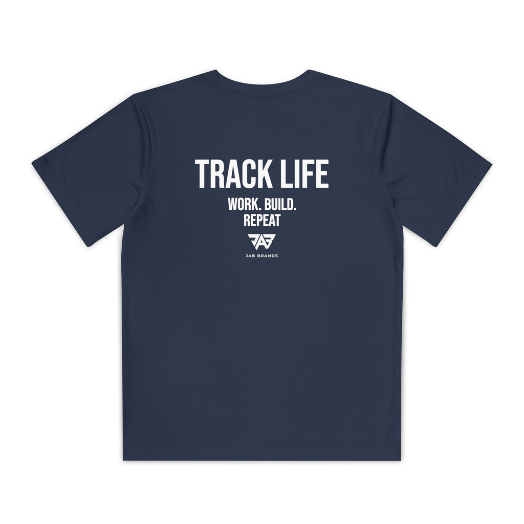 Track Life Youth Performance Shirt — "Track Life: Everyday Grind" (Youth)