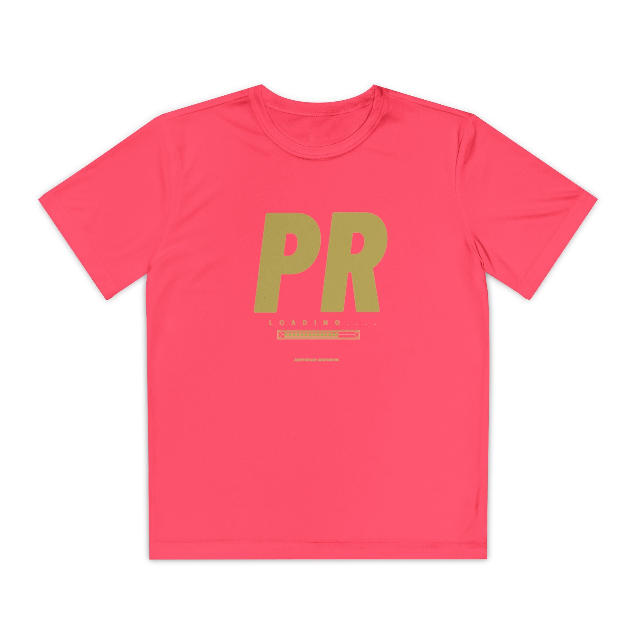 Gold PR Loading Youth Performance Shirt — Athletic Training Shirt