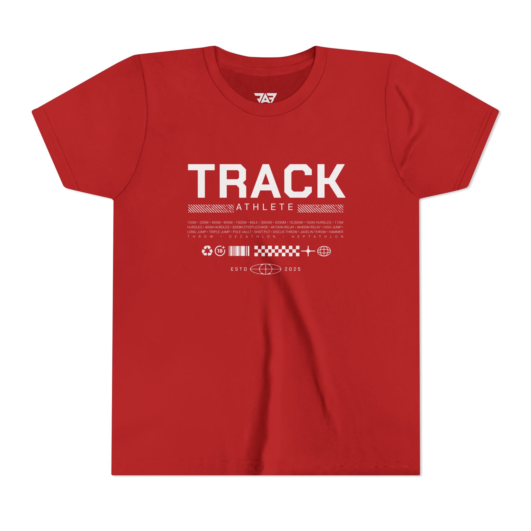 Track and Field Athlete Youth T Shirt (Youth)