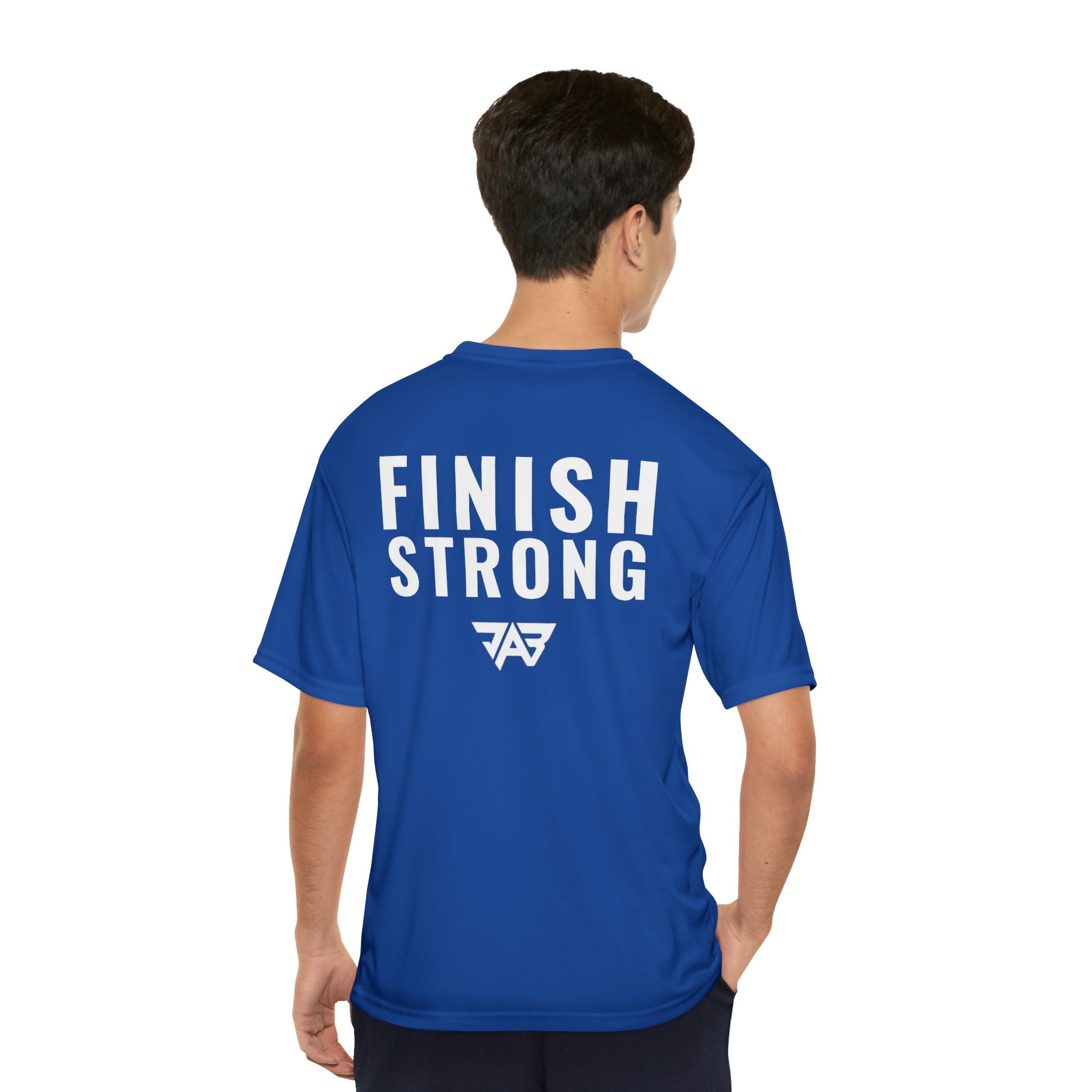 Men's "VO2 Max - Finish Strong" Performance T-Shirt (Adult)