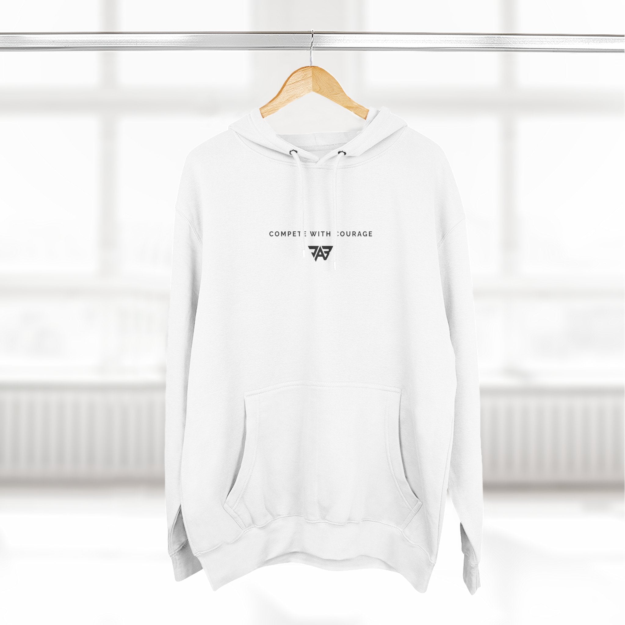 Adult Unisex "Compete With Courage" Fleece Pullover (Adult)