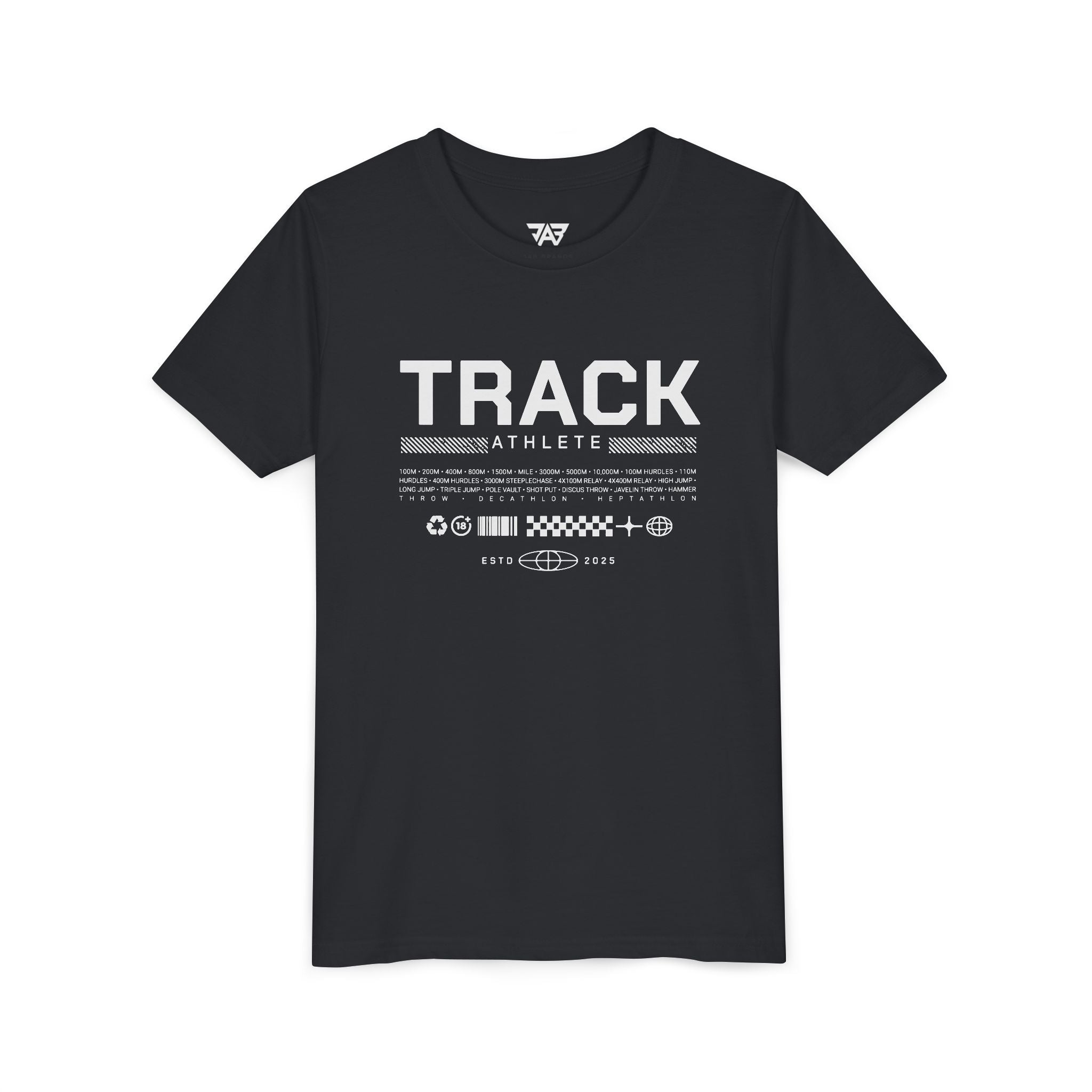 Track and Field Athlete Youth T Shirt