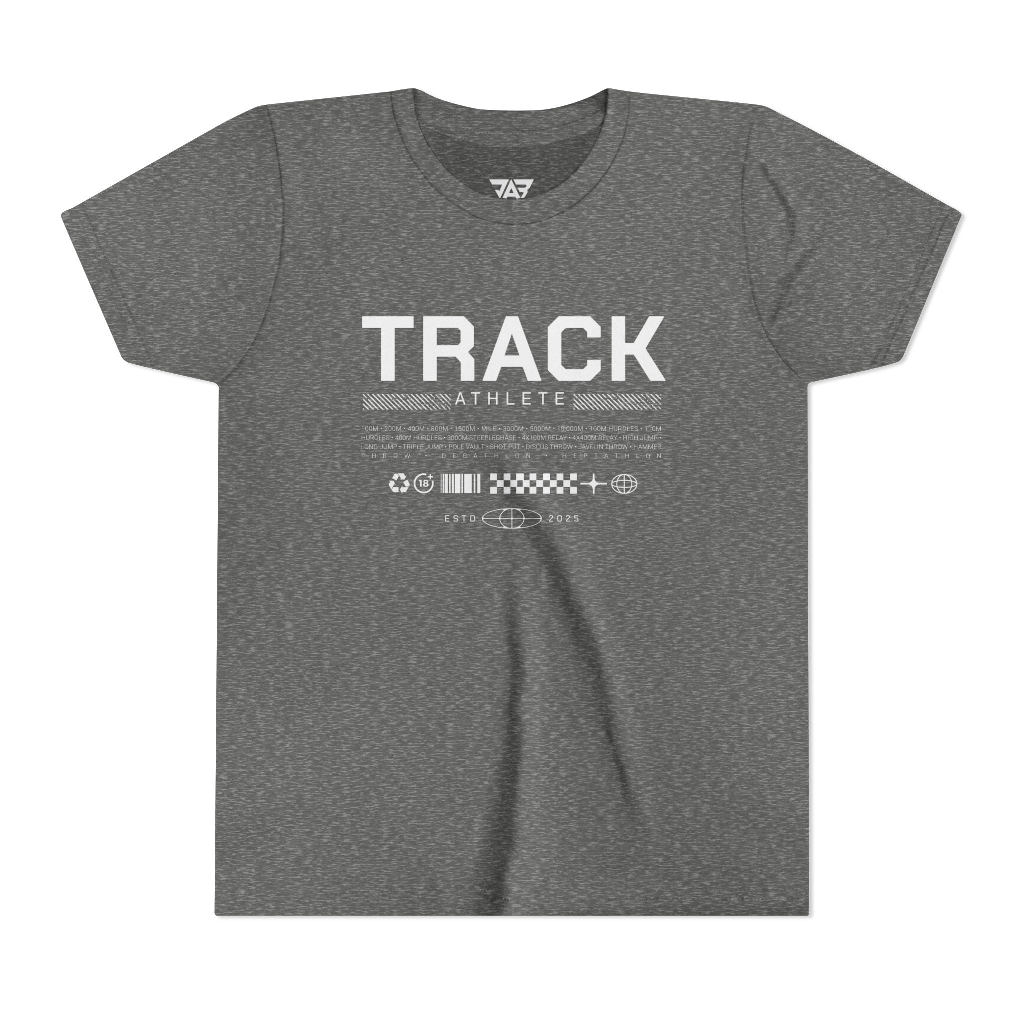 Track and Field Athlete Youth T Shirt (Youth)