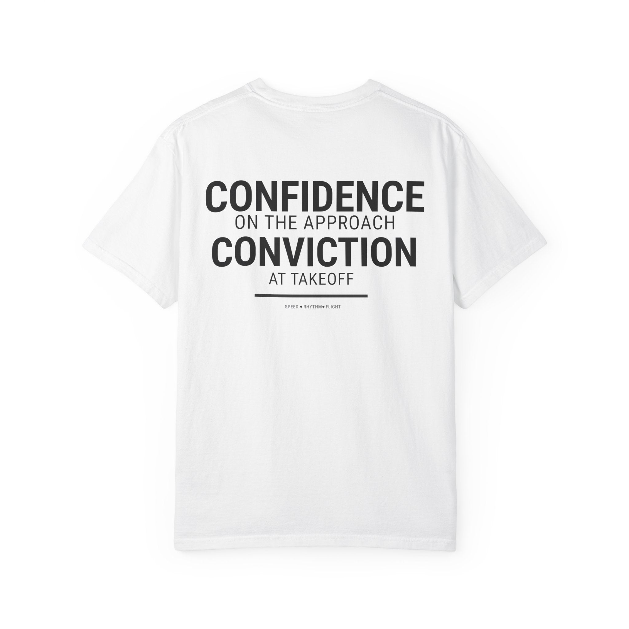 Jumps Dept. Confidence & Conviction T-Shirt (Adult)