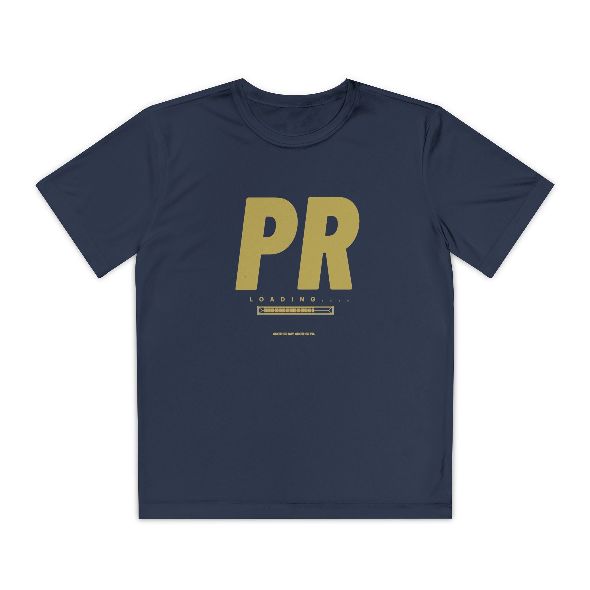 Gold PR Loading Youth Performance Shirt — Athletic Training Shirt