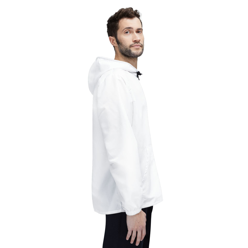 War Ready Windbreaker Jacket - Lightweight Hooded Zip-Up (Adult)