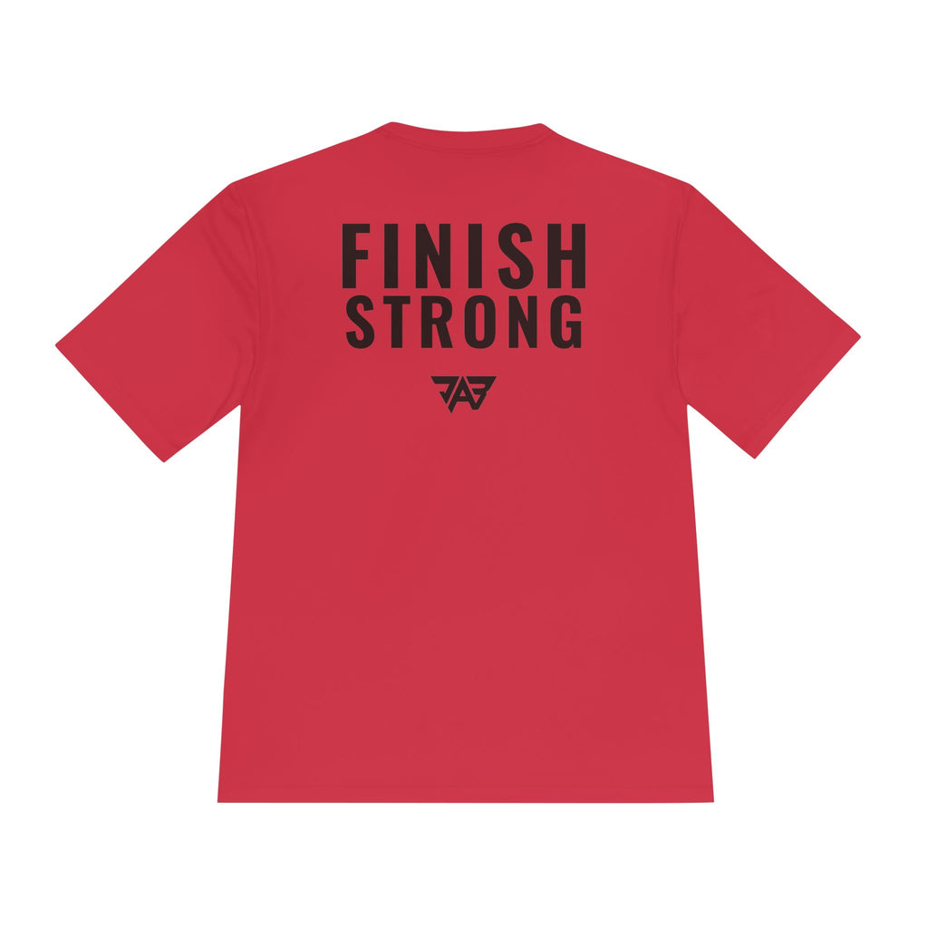 Women's "VO2 Max - Finish Strong" Performance T-Shirt (Adult)