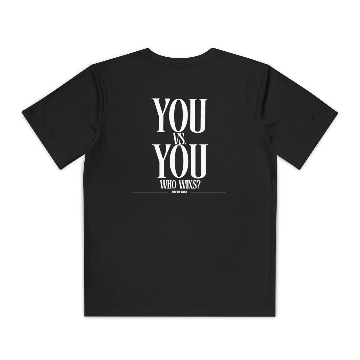 "You vs. You" Youth Performance T Shirt — 'YOU vs. YOU: Who Wins?' (Youth)