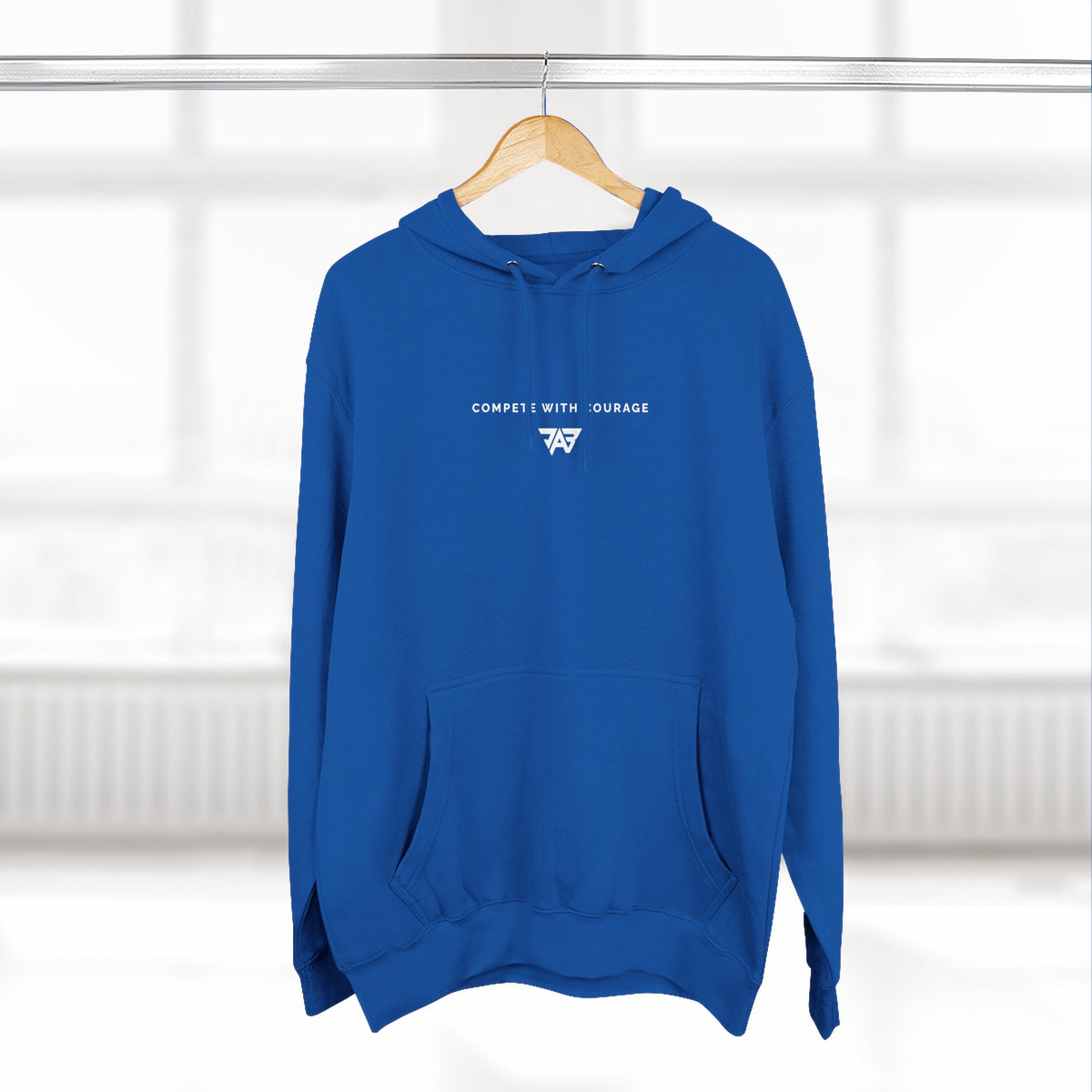Adult Unisex "Compete With Courage" Fleece Pullover (Adult)