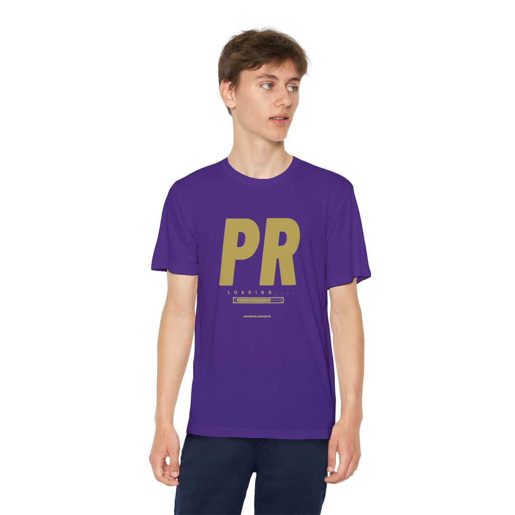 Gold PR Loading Youth Performance Shirt — Athletic Training Shirt