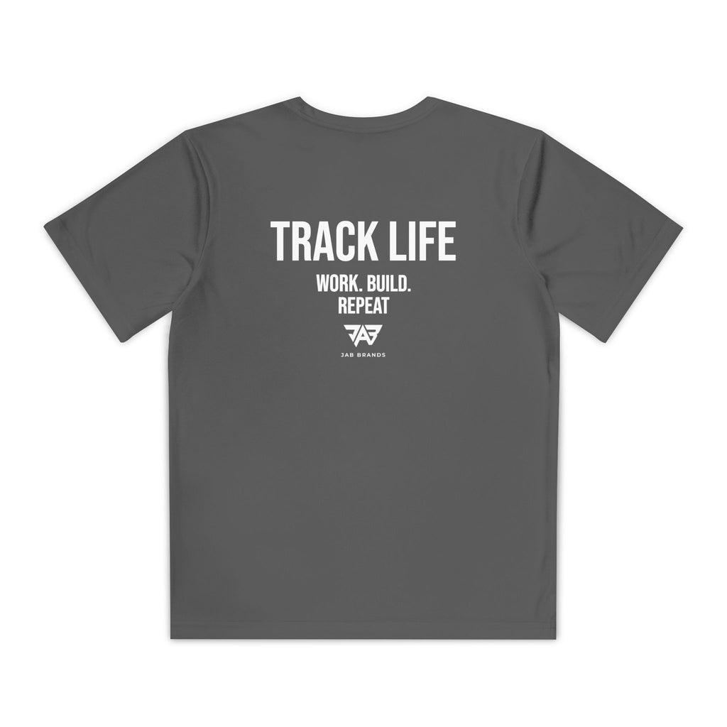 Track Life Youth Performance Shirt — "Track Life: Everyday Grind" (Youth)