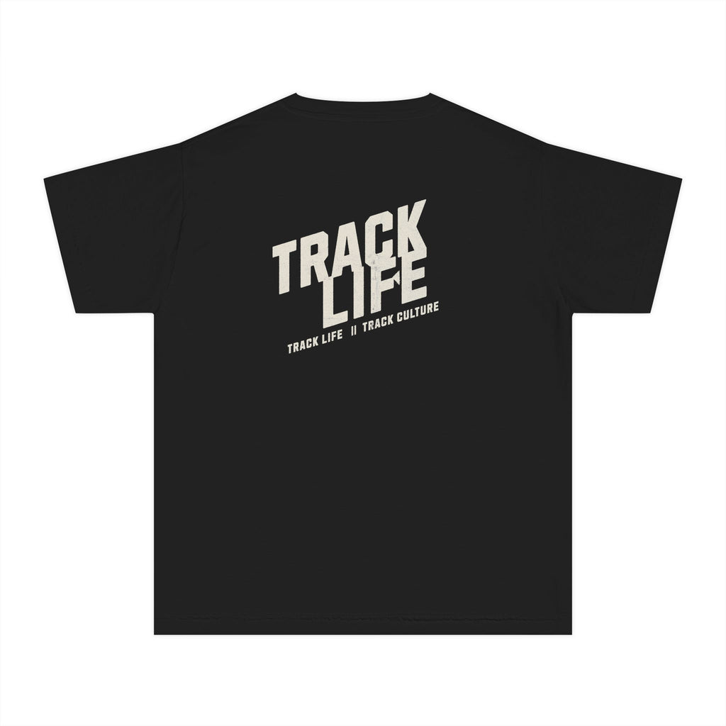 Track Life Youth T Shirt — Graphic Youth Athletic Track & Field Shirt (Youth)
