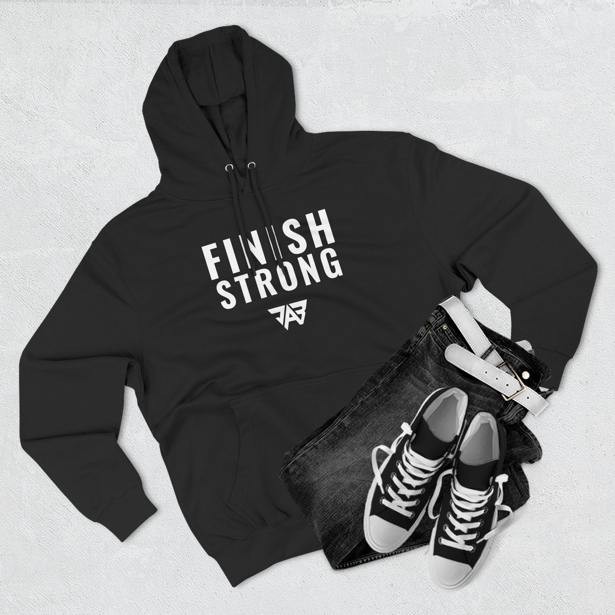 Adult Finish Strong Sweatshirt Hoodie (Adult)