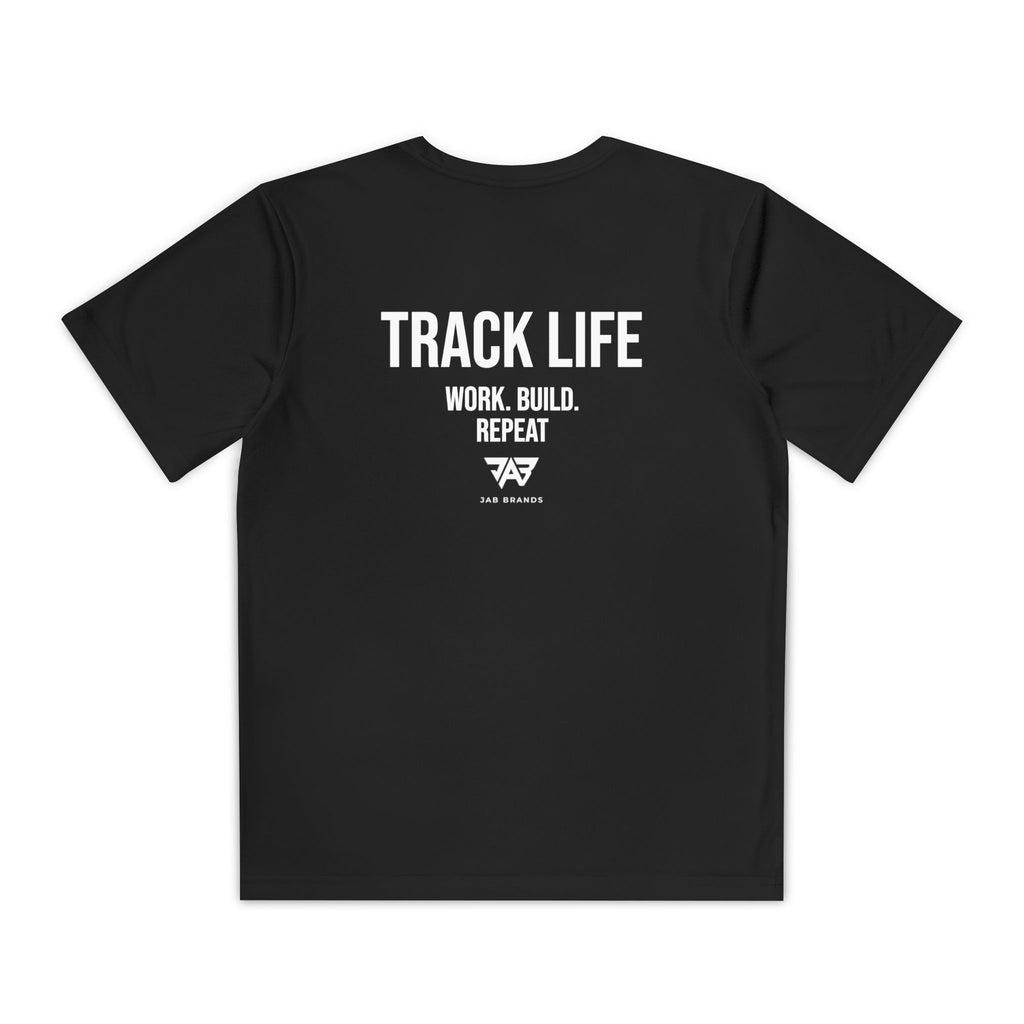 Track Life Youth Performance Shirt — "Track Life: Everyday Grind" (Youth)