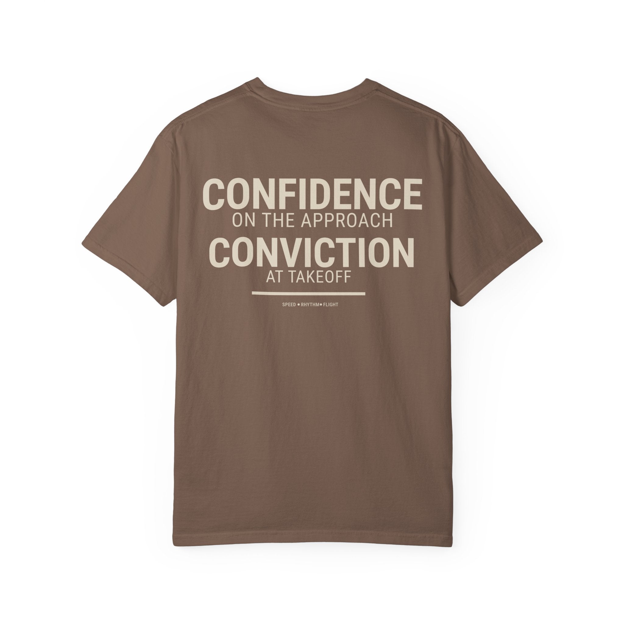 Jumps Dept. Confidence & Conviction T-Shirt (Adult)