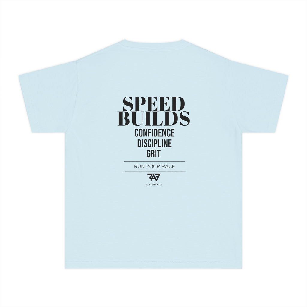 "Speed Builds: Confidence, Discipline, Grit" Youth T Shirt (Youth)