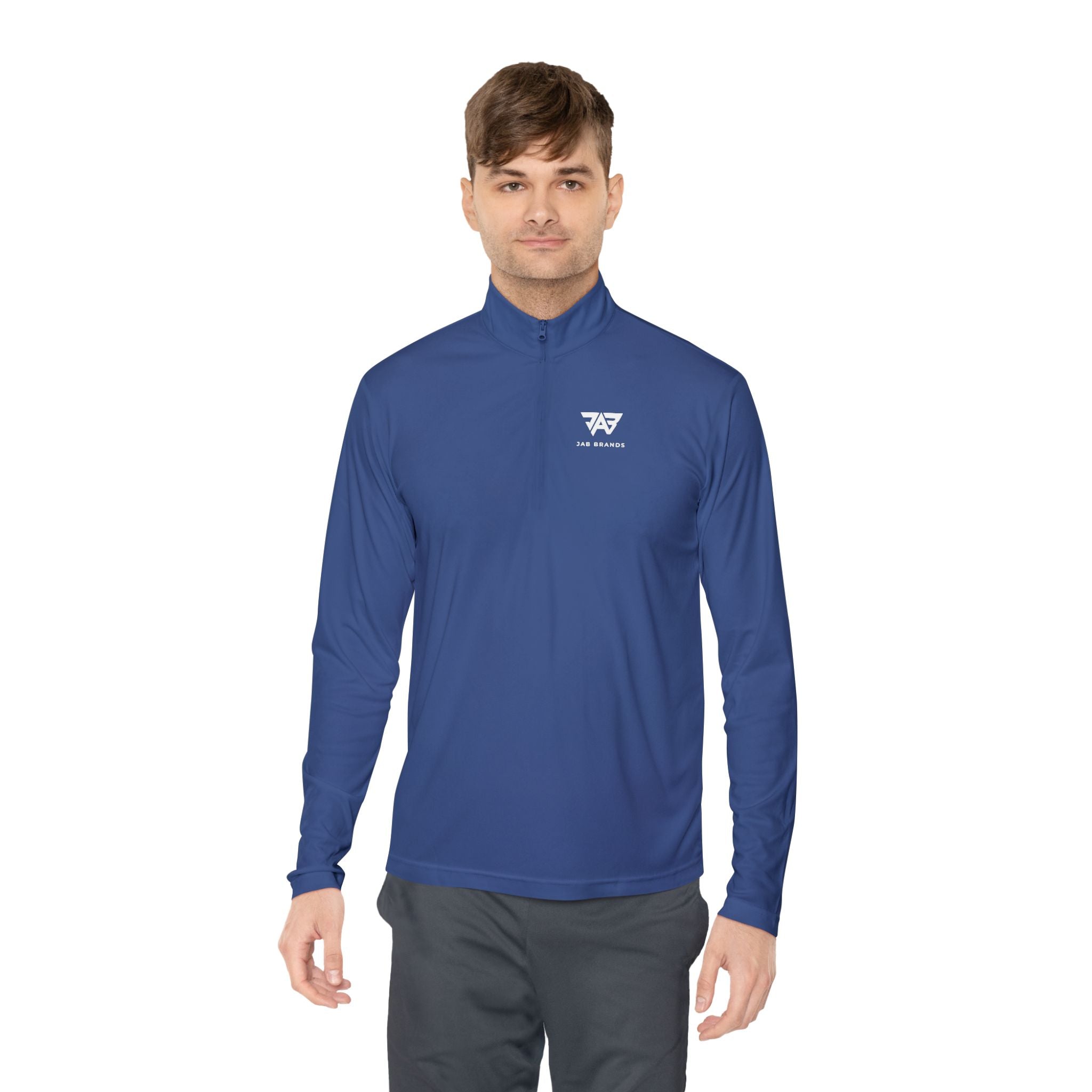 JAB Logo (White Text) Quarter-Zip Pullover