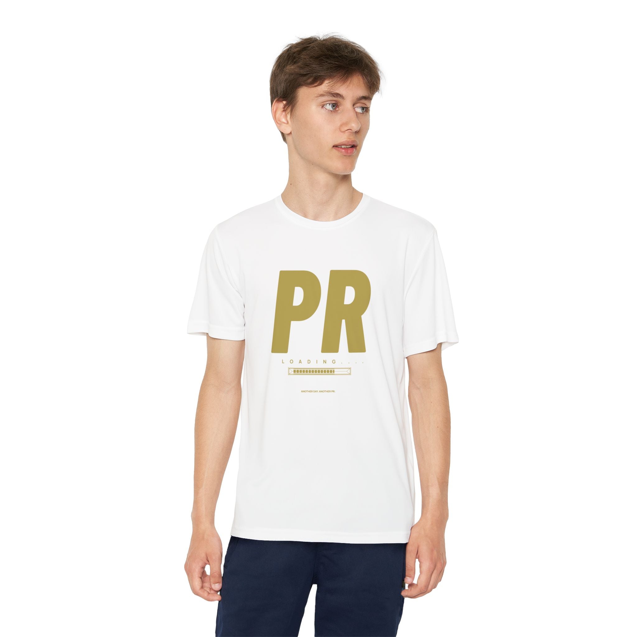 Gold PR Loading Youth Performance Shirt — Athletic Training Shirt