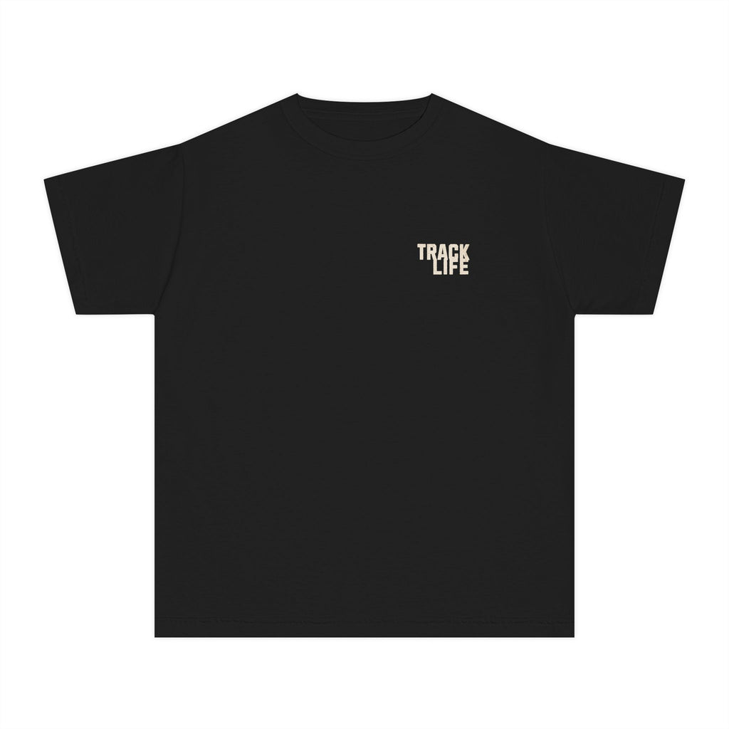 Track Life Youth T Shirt — Graphic Youth Athletic Track & Field Shirt (Youth)