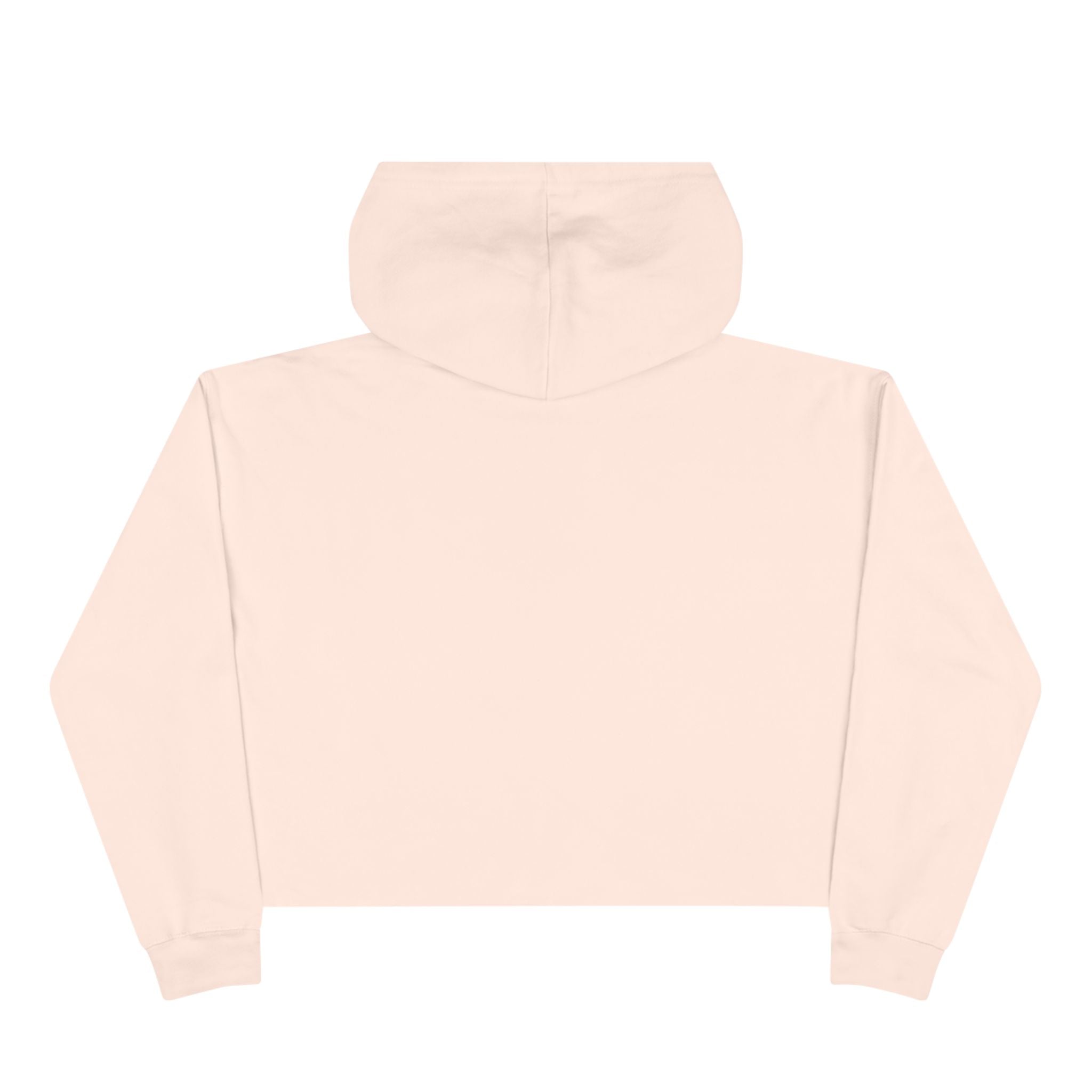 JAB Logo Crop Hoodie – Black Cropped Pullover with Small Chest Emblem