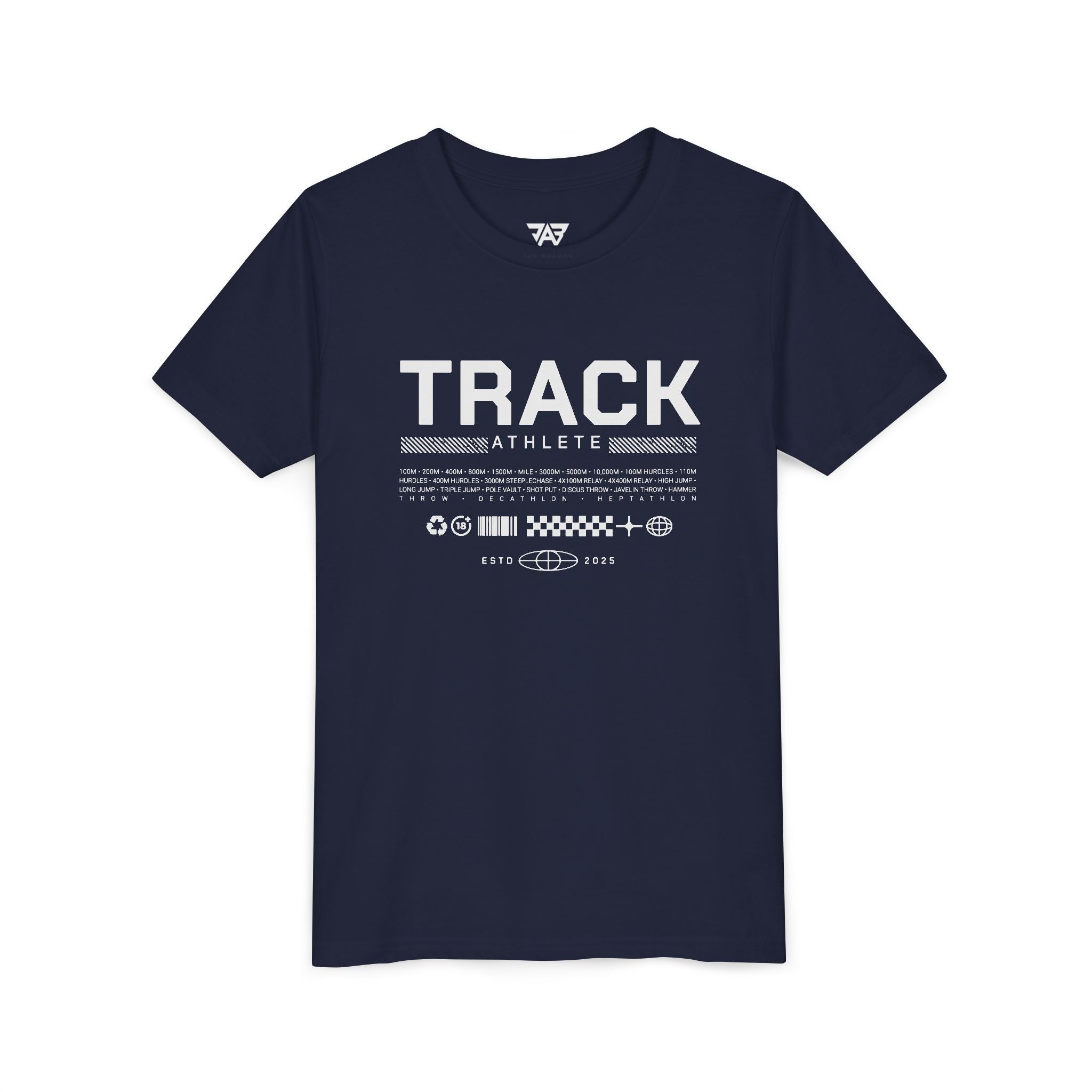 Track and Field Athlete Youth T Shirt
