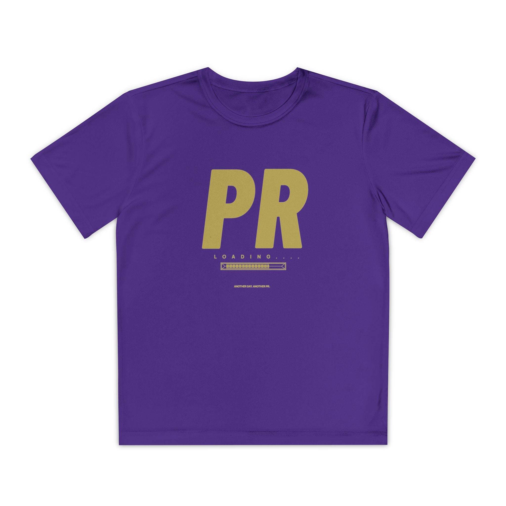 Gold PR Loading Youth Performance Shirt — Athletic Training Shirt