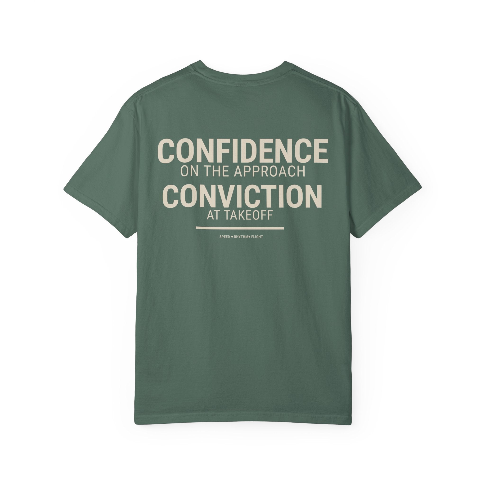 Jumps Dept. Confidence & Conviction T-Shirt (Adult)