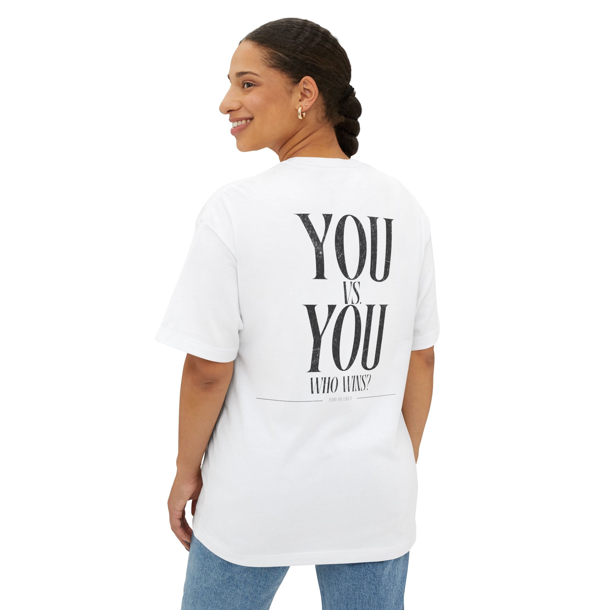 YOU vs YOU — Oversized Graphic T-Shirt (Adult)