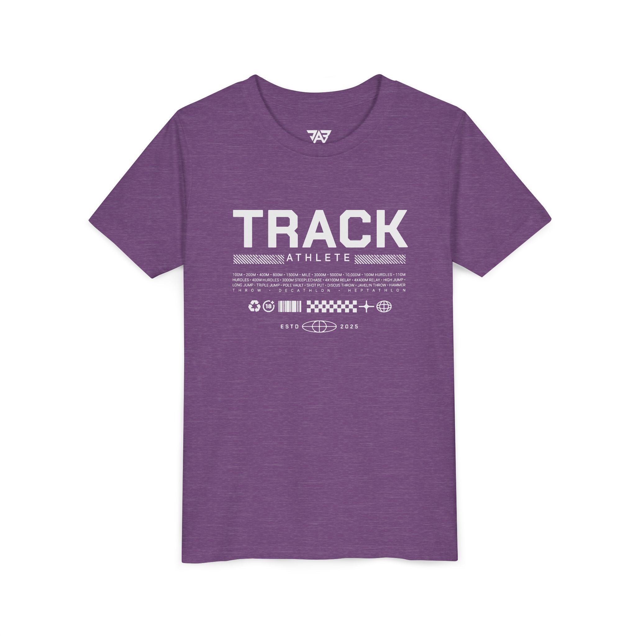 Track and Field Athlete Youth T Shirt