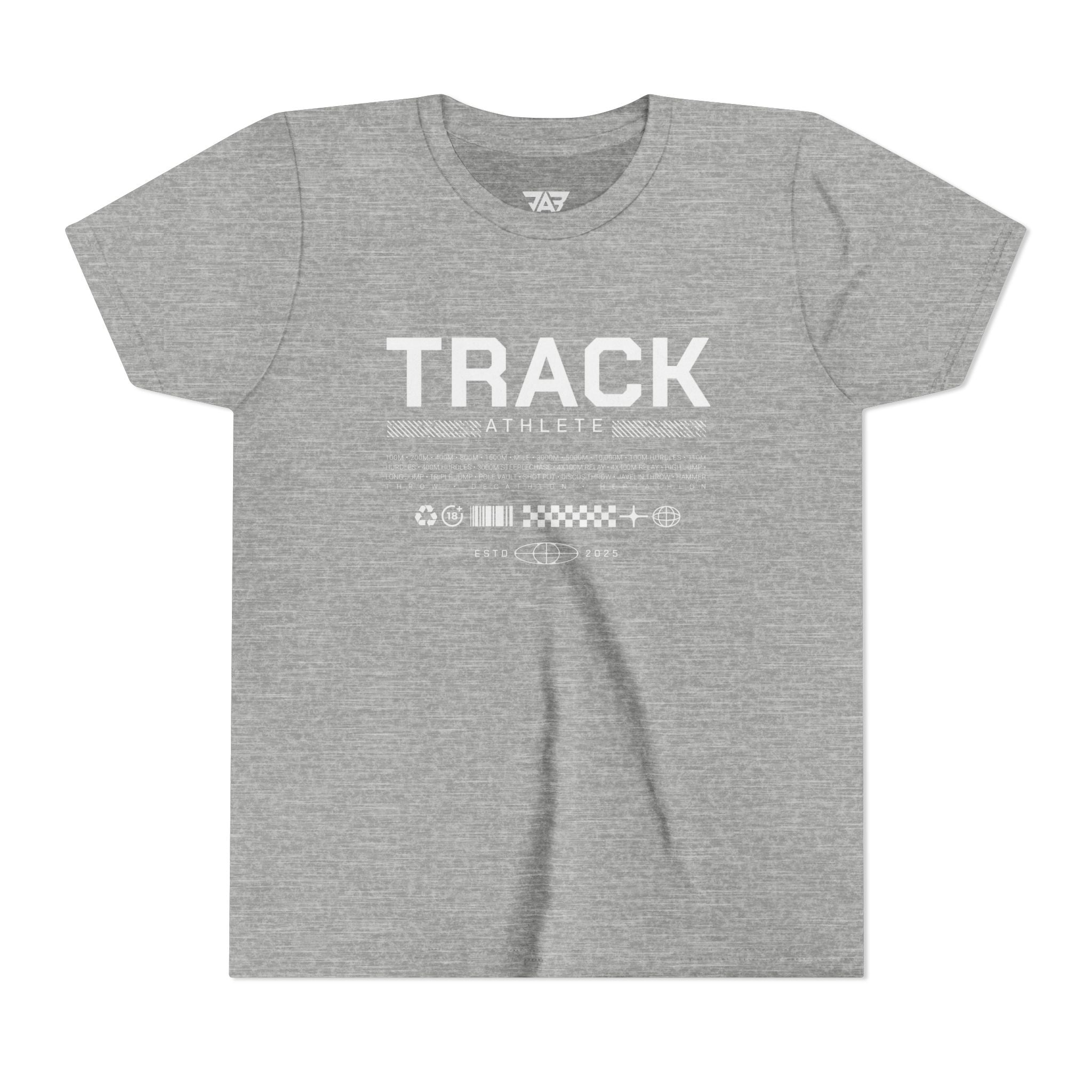 Track and Field Athlete Youth T Shirt (Youth)