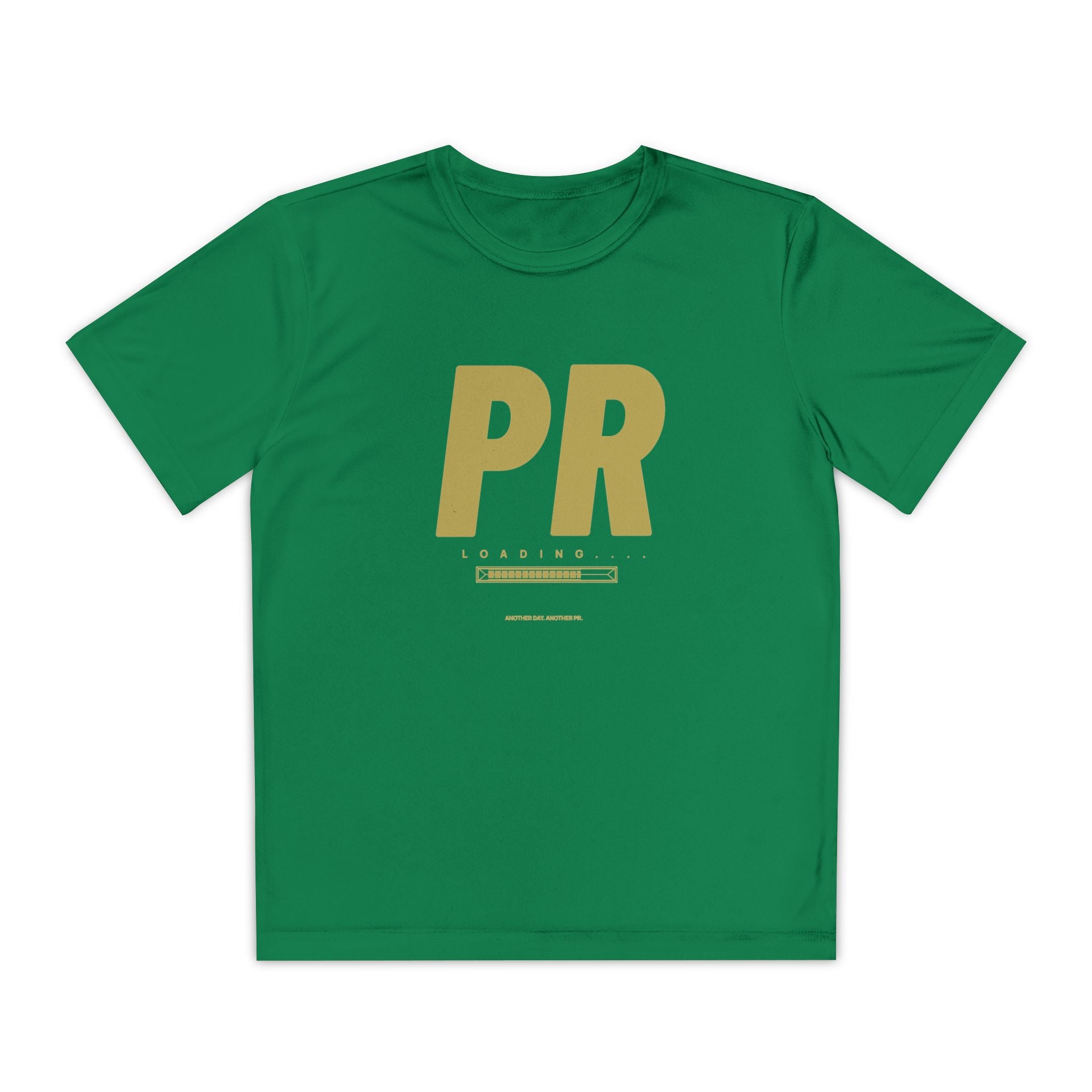 Gold PR Loading Youth Performance Shirt — Athletic Training Shirt