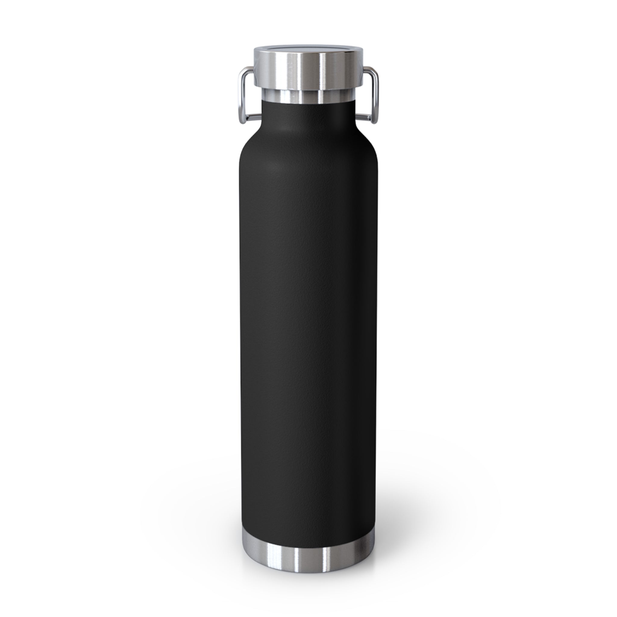 22oz Copper Vacuum Water Bottle — 'You vs You' Motivational Insulated Bottle