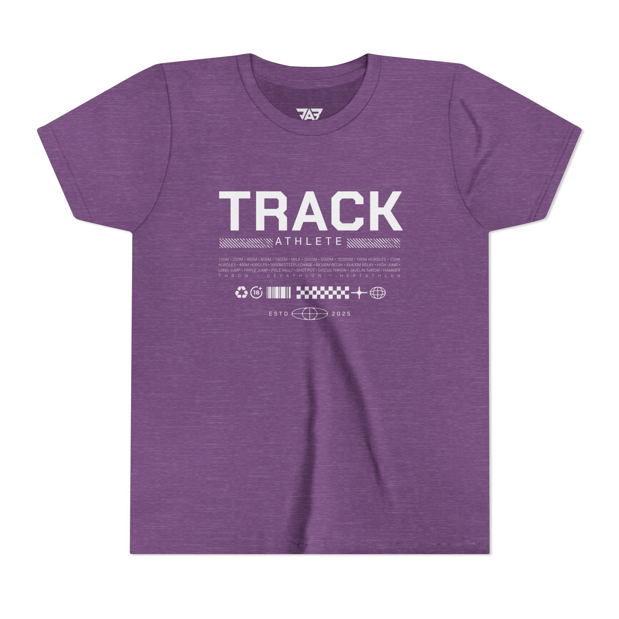Track and Field Athlete Youth T Shirt (Youth)