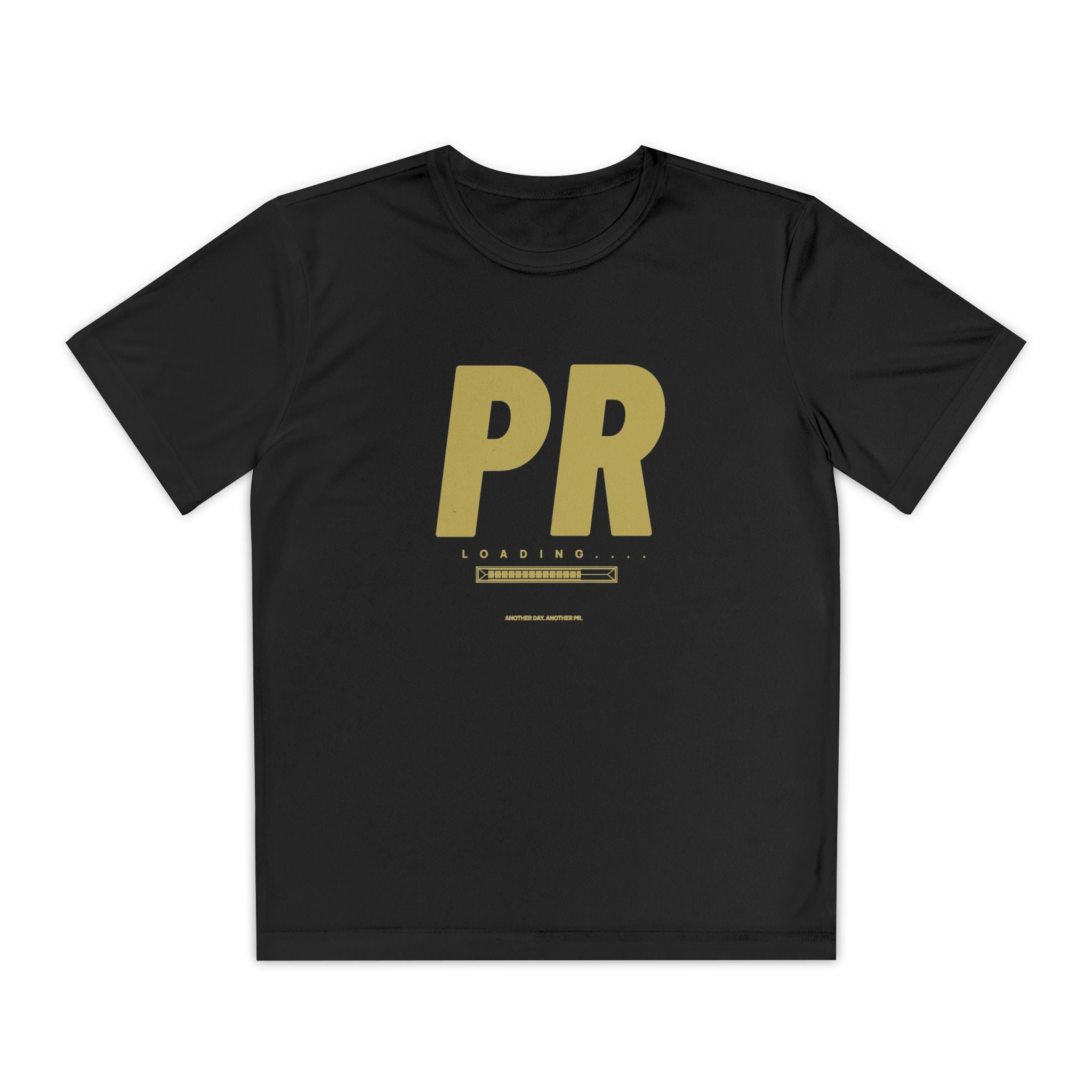Gold PR Loading Youth Performance Shirt — Athletic Training Shirt