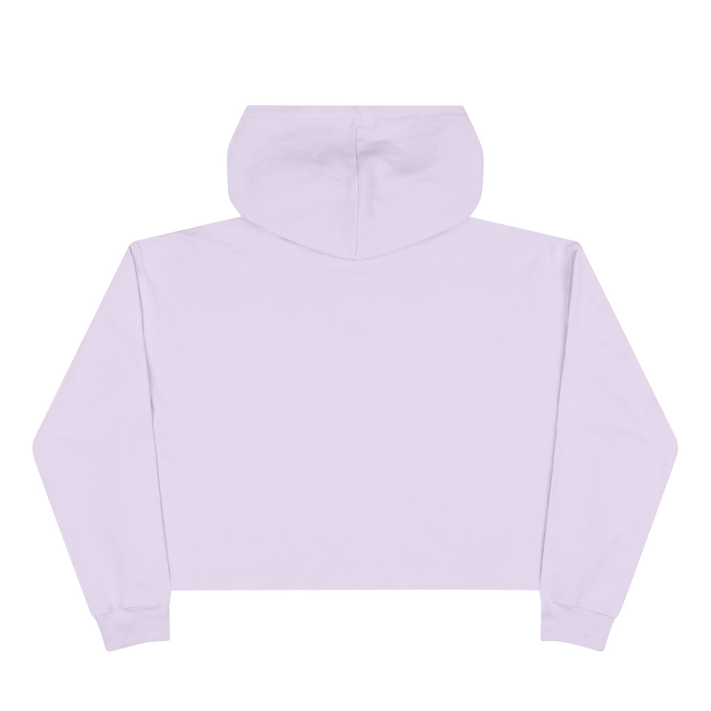 JAB Logo Crop Hoodie – Black Cropped Pullover with Small Chest Emblem