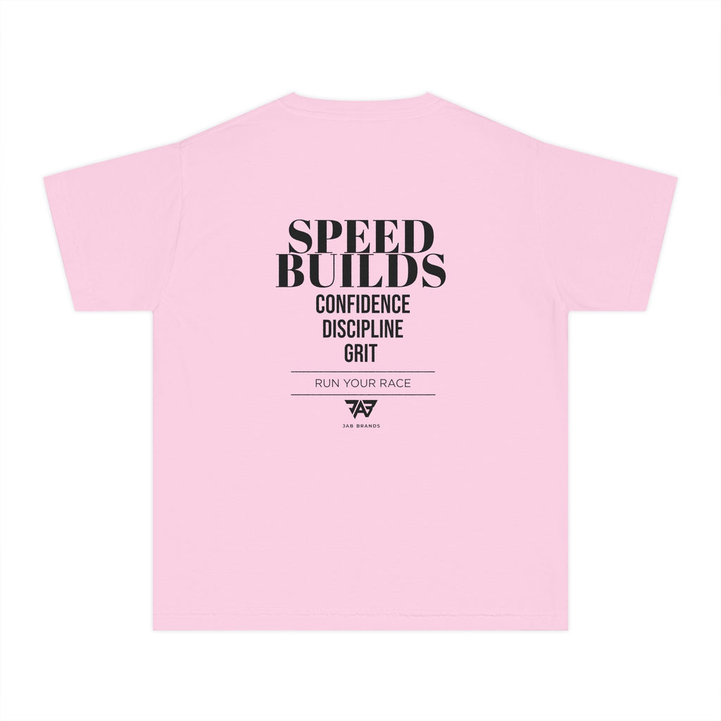 "Speed Builds: Confidence, Discipline, Grit" Youth T Shirt (Youth)