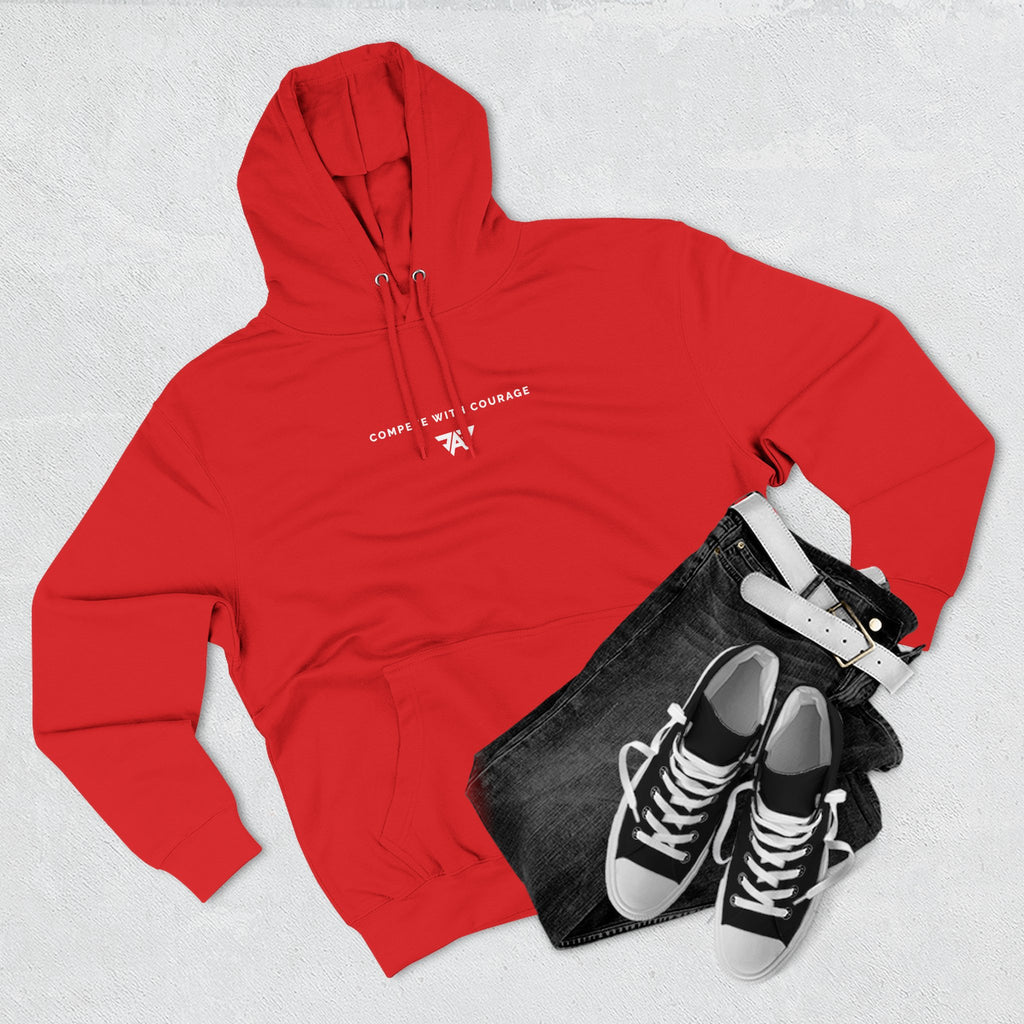 Adult Unisex "Compete With Courage" Fleece Pullover (Adult)