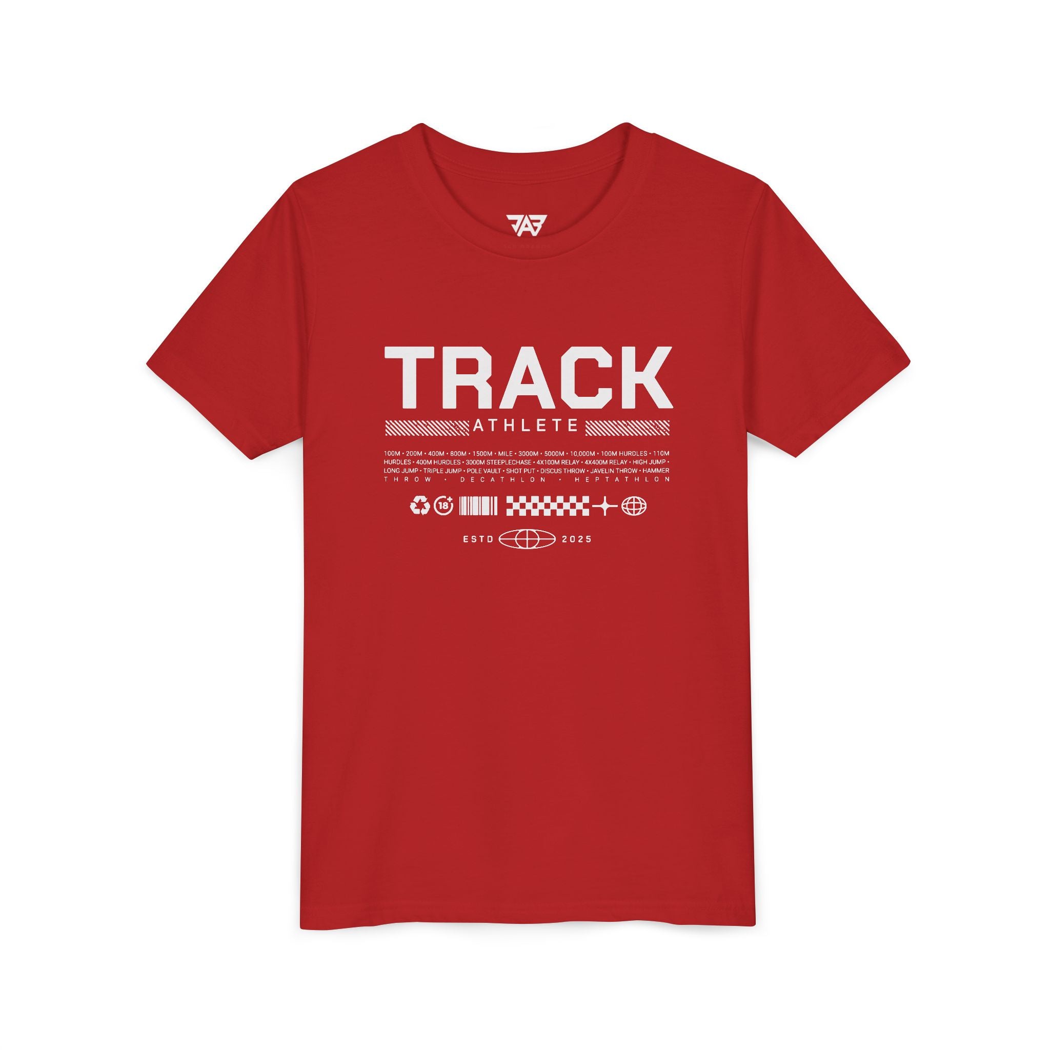 Track and Field Athlete Youth T Shirt