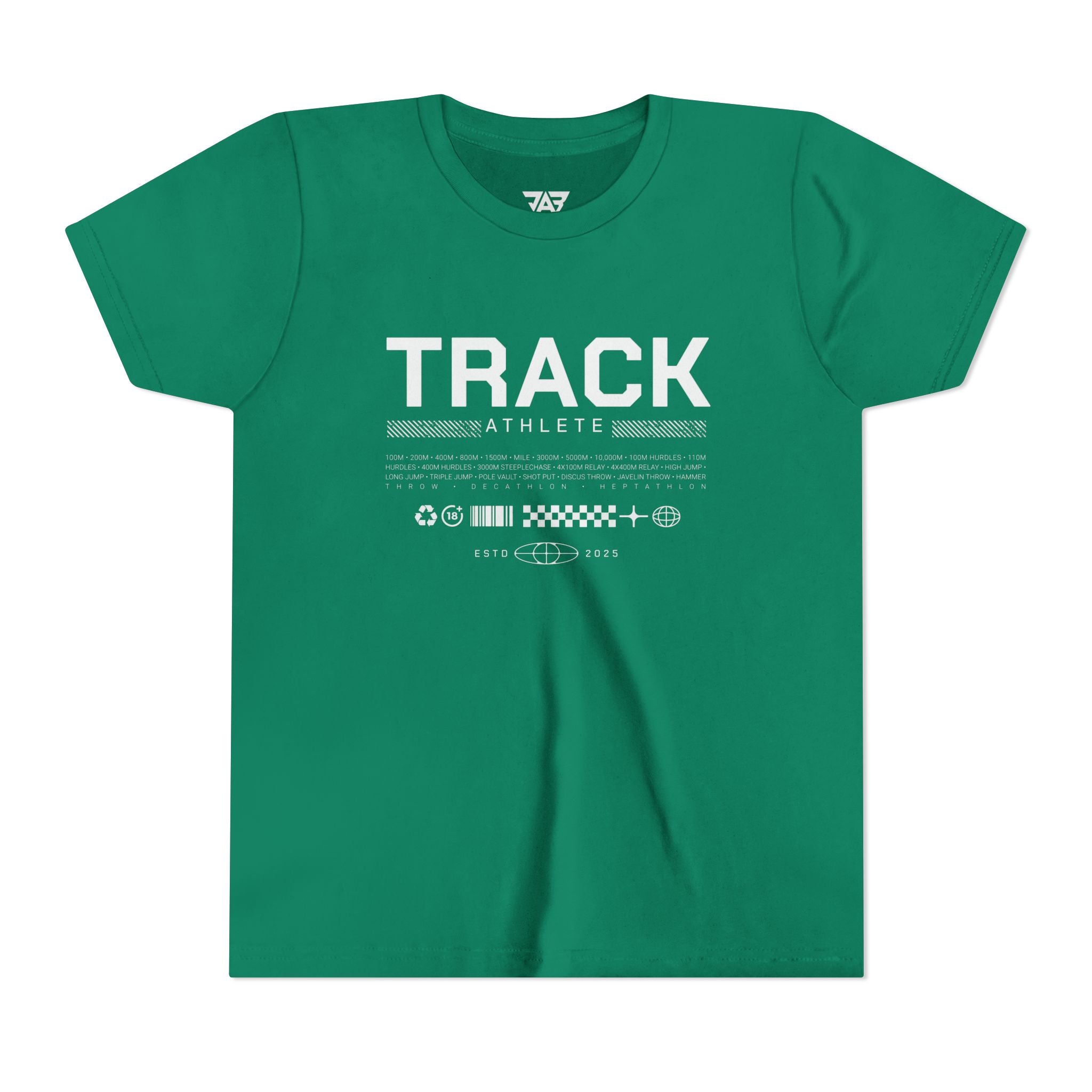 Track and Field Athlete Youth T Shirt