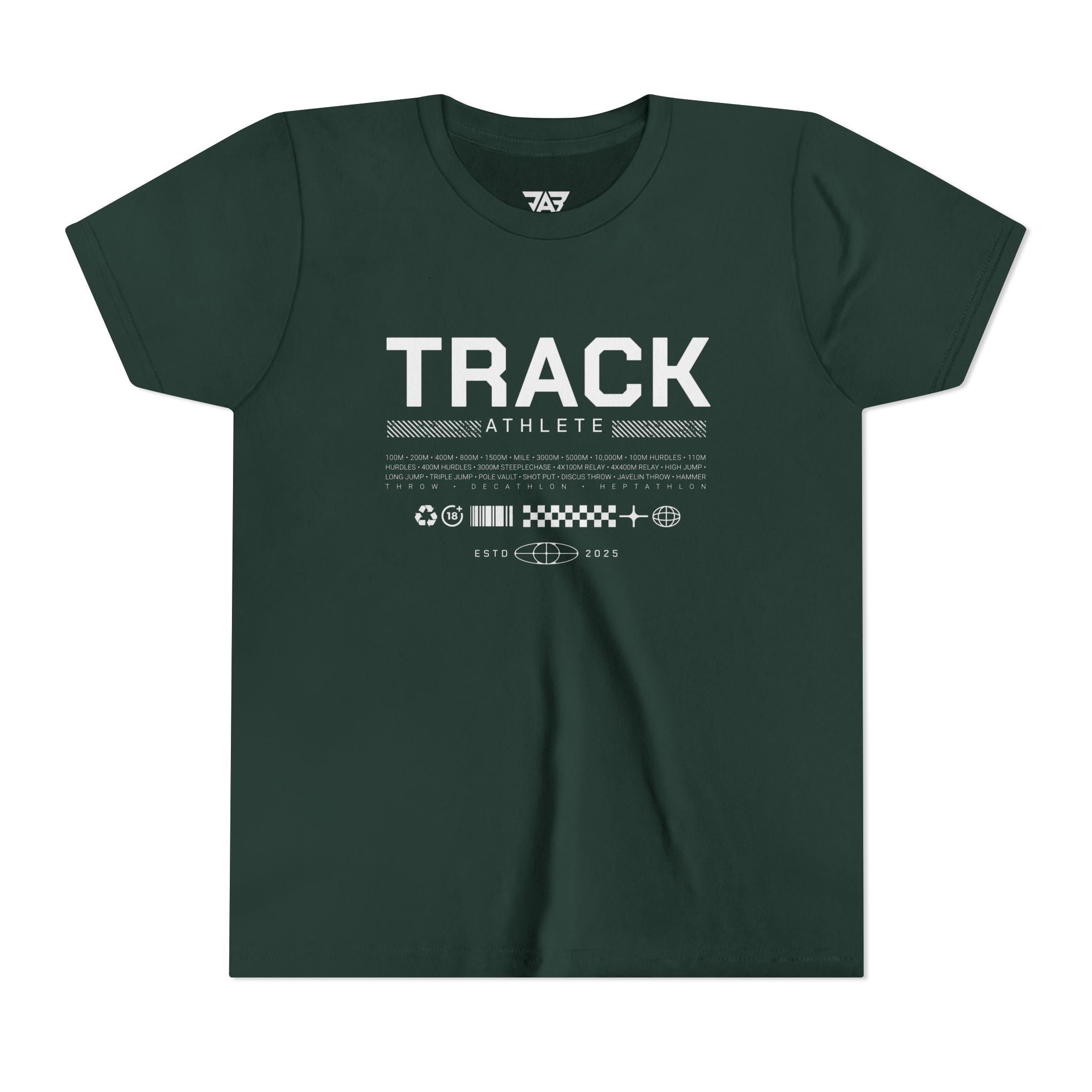 Track and Field Athlete Youth T Shirt (Youth)