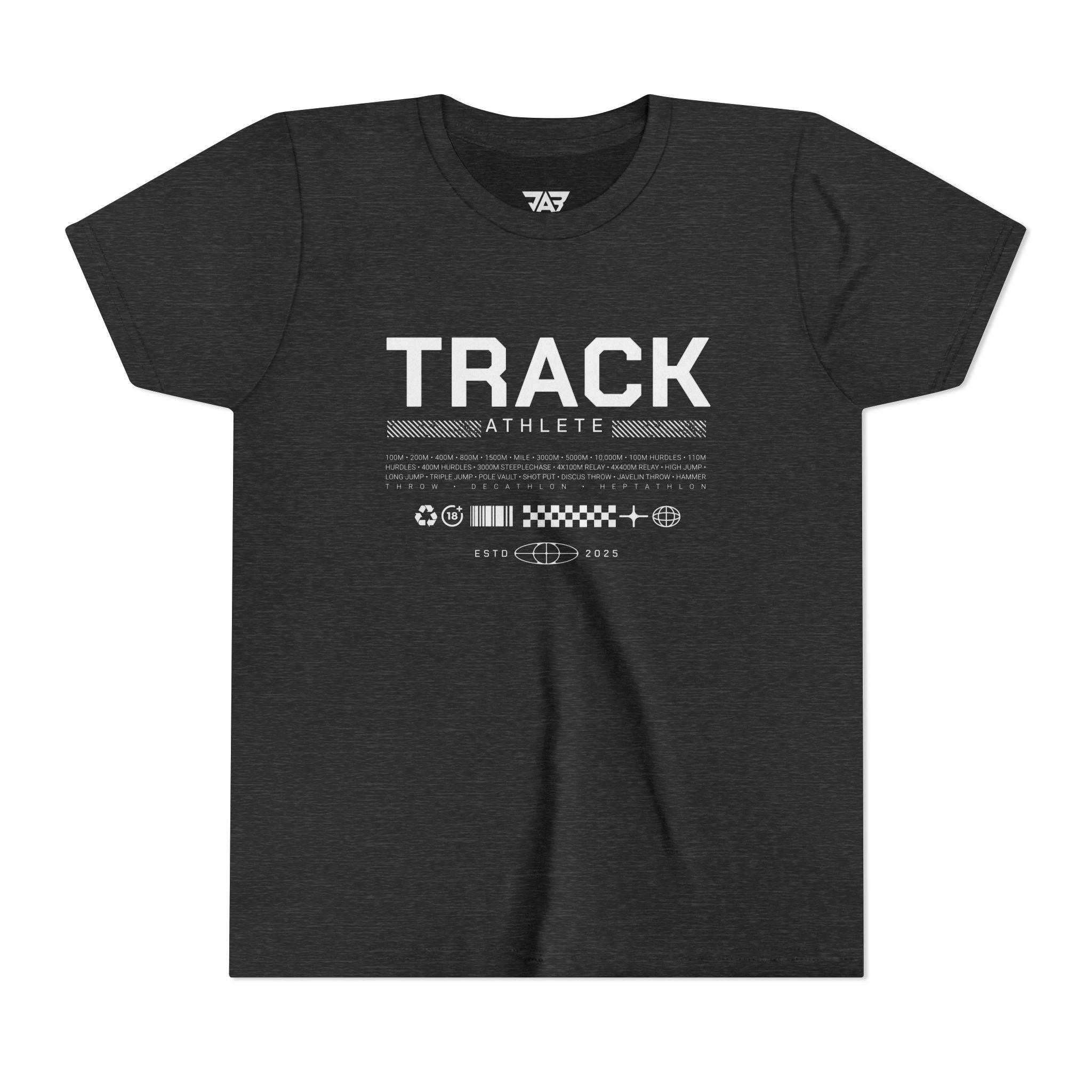 Track and Field Athlete Youth T Shirt