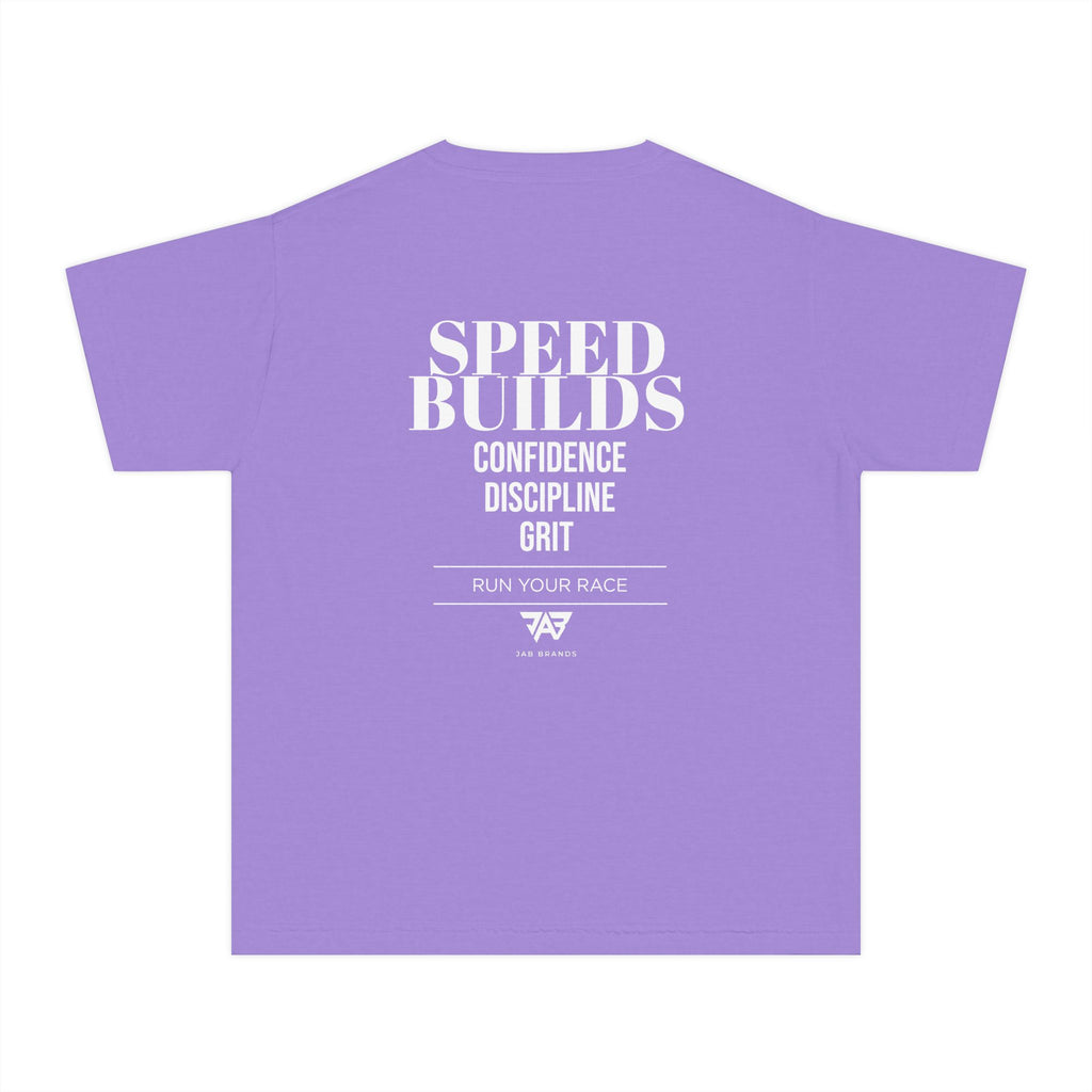 "Speed Builds: Confidence, Discipline, Grit" Youth T Shirt (Youth)